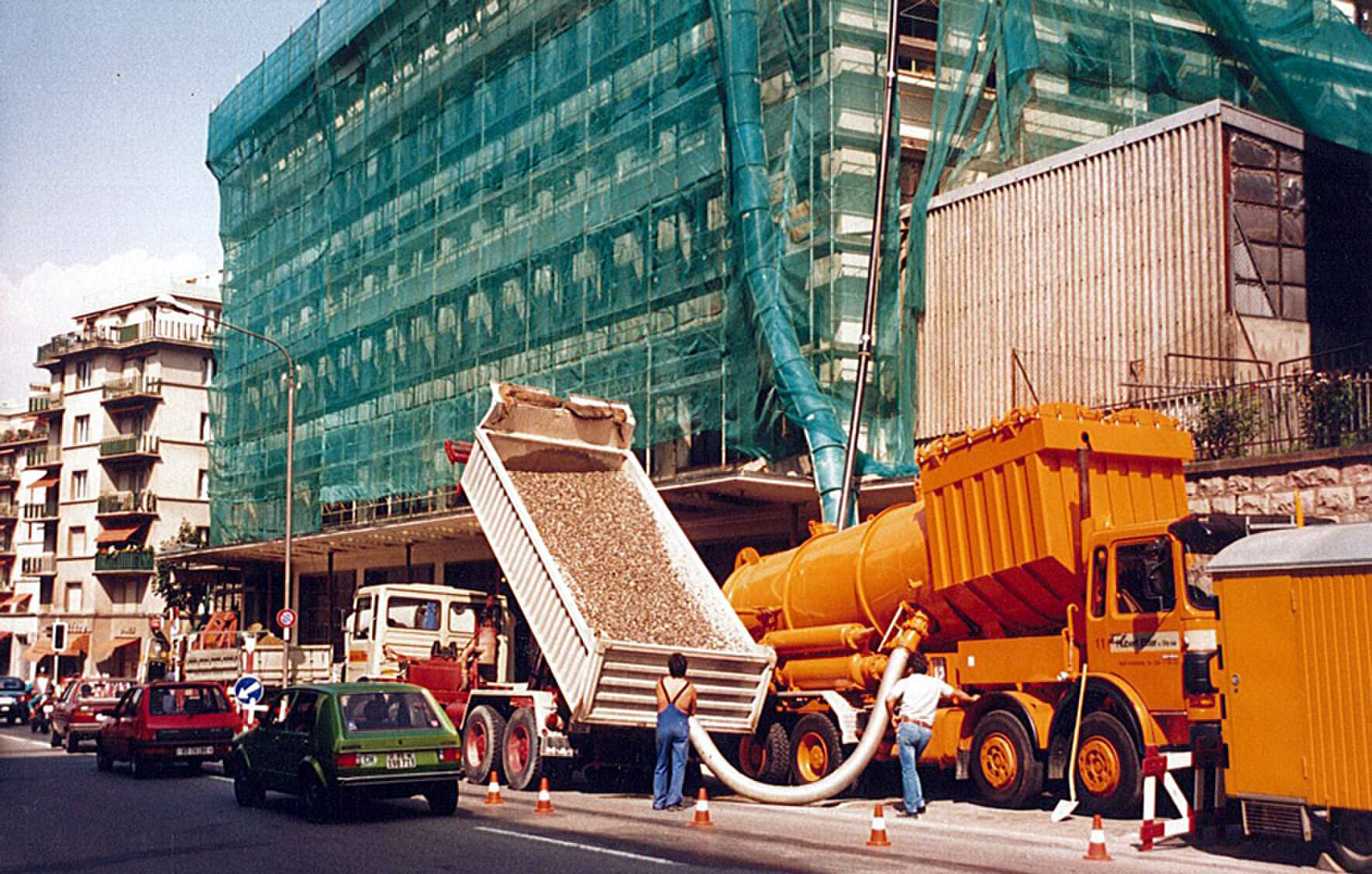 Développement de camions super-aspirateurs